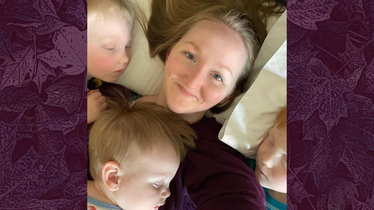 Elisabeth Sheaff and children
