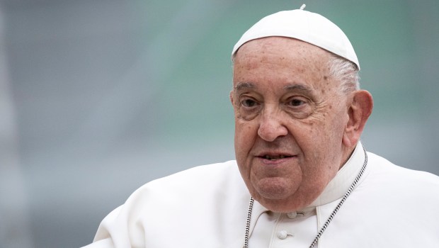 Pope Francis during his weekly general audience in St. Peter's square at the Vatican on November 20, 2024