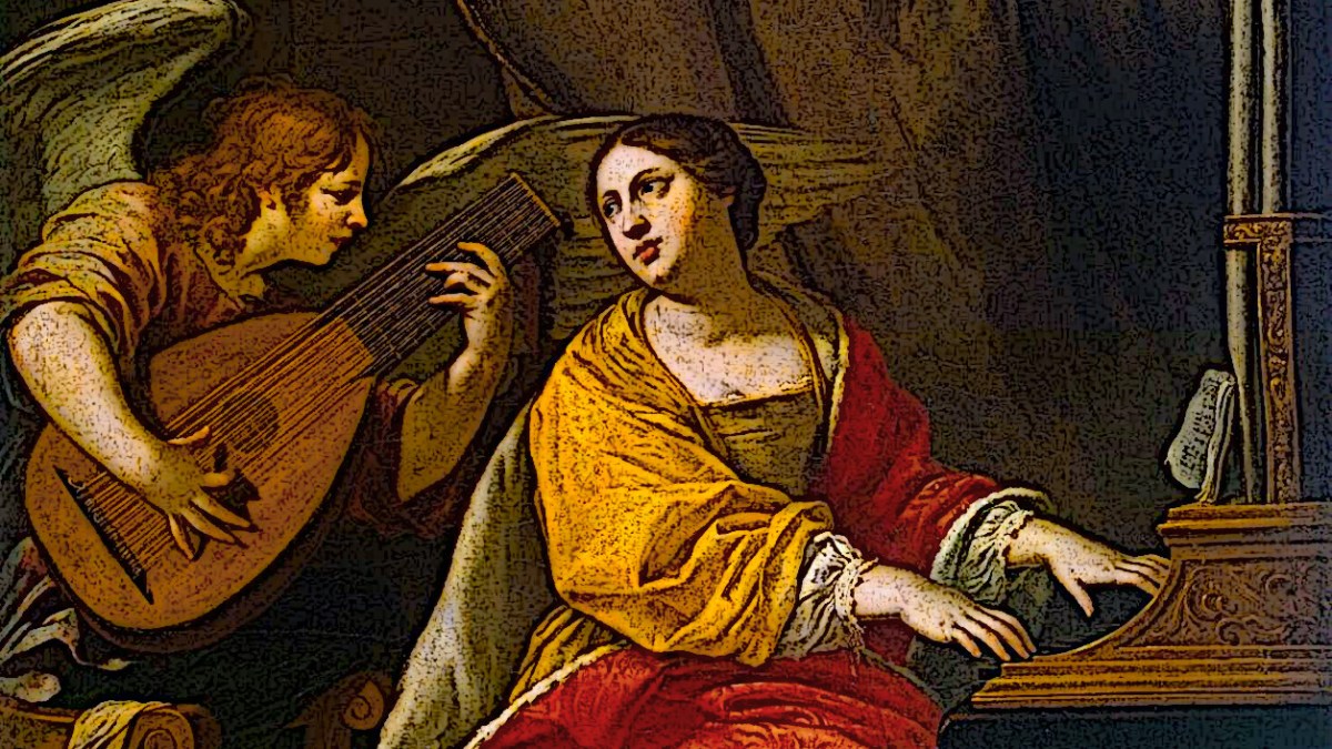 SAINT CECILIA - JACQUES BLANCHARD - ALTERED BY ALETEIA