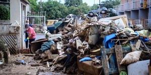 A little light in the disaster of flood-hit Valencia