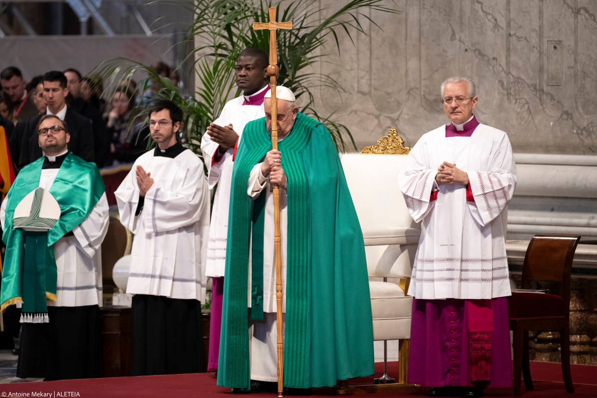 Pope Francis presided over a Mass for the World Day of the Poor at St. Peter's Basilica in Vatican City on November 17, 2024