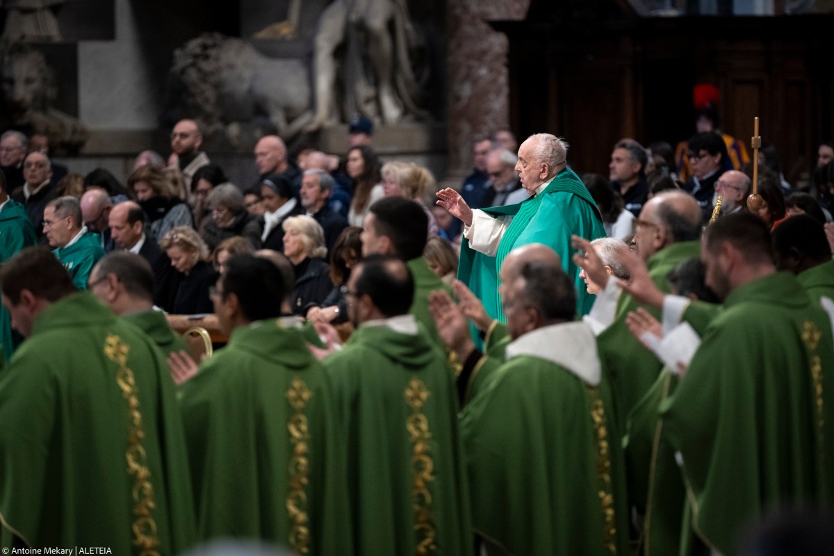Pope Francis presided over a Mass for the World Day of the Poor at St. Peter's Basilica in Vatican City on November 17, 2024