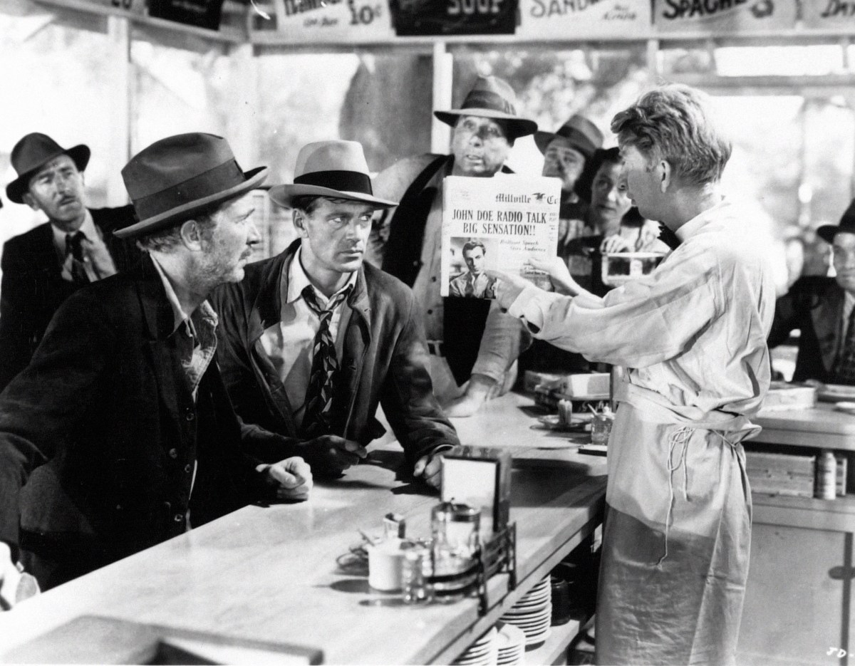 "Meet John Doe" directed by Frank Capra