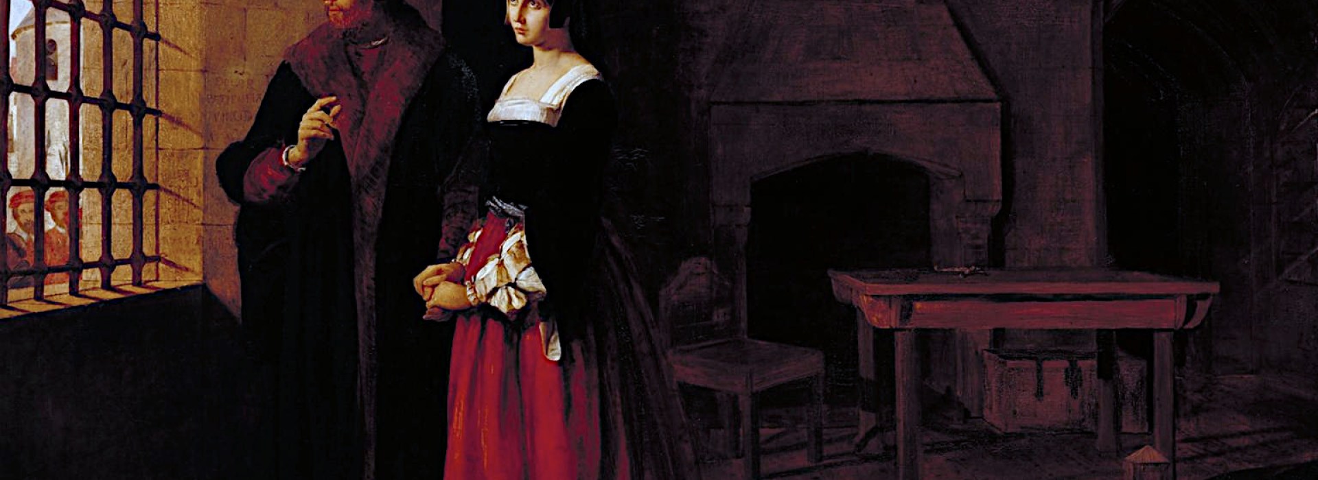 "Sir Thomas More and his Daughter" by John Rogers Herbert, 1844