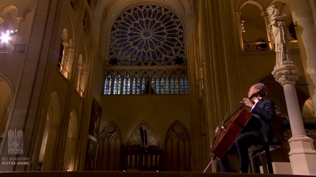 Yo-Yo Ma at Notre Dame Reopening