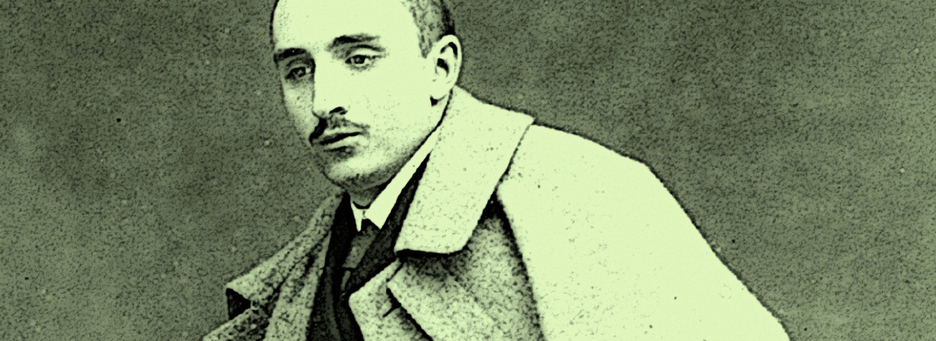 Paul Claudel, 1890 - tinted green