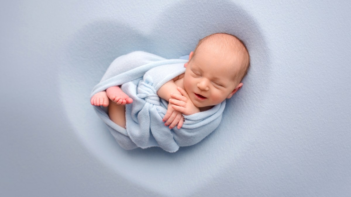 Newborn baby boy