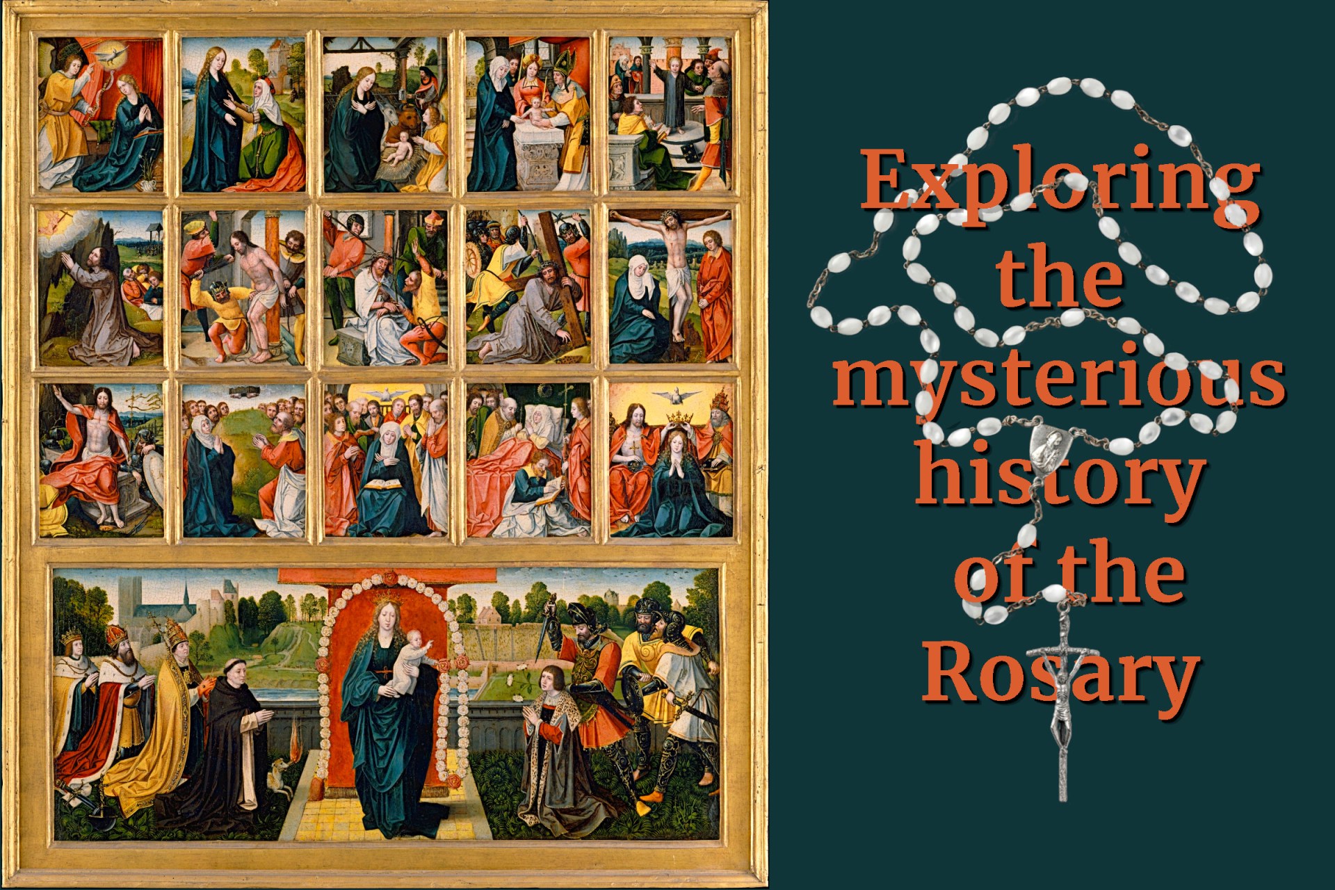 SLIDE 1: Exploring the Mysterious History of the Rosary