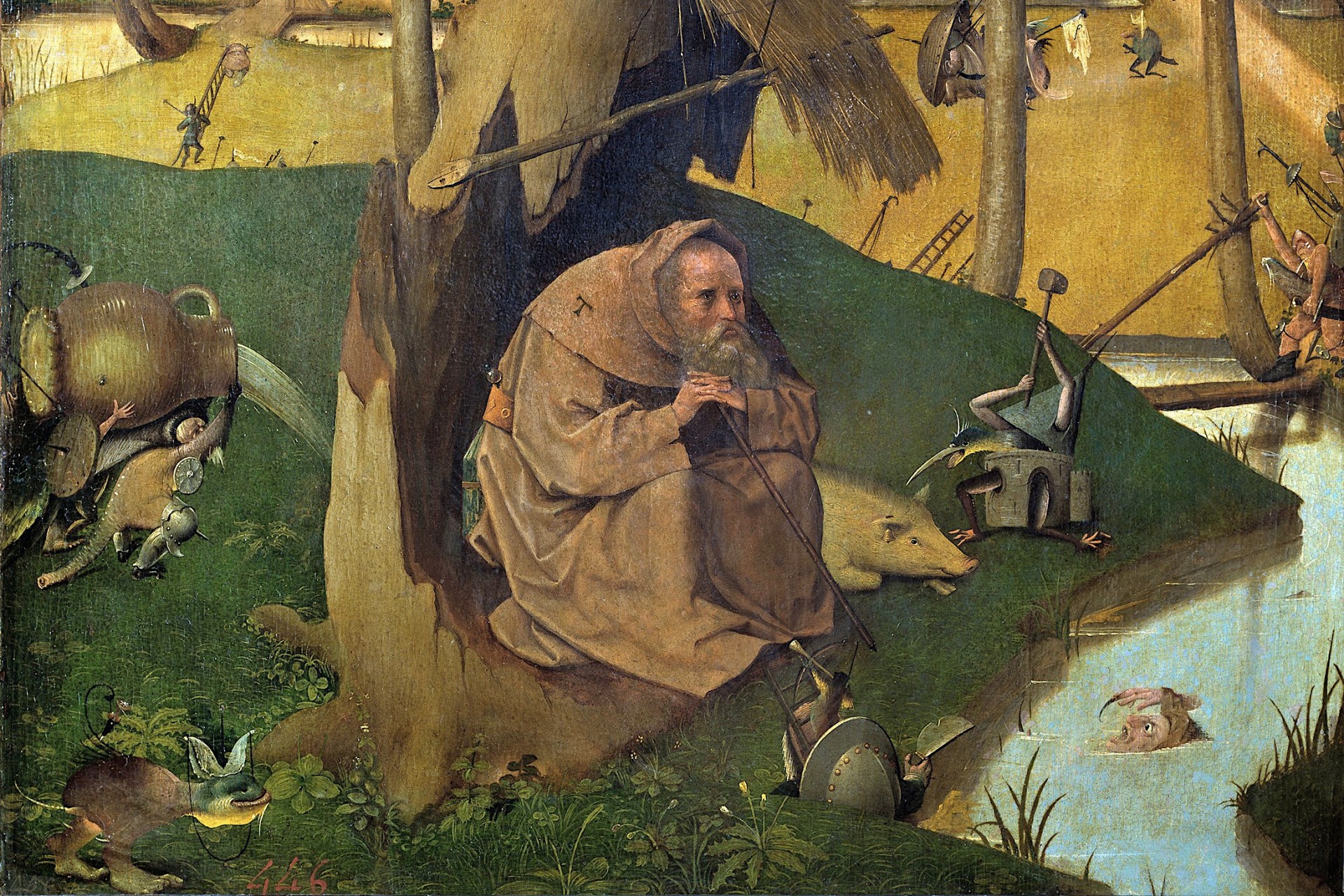 SLIDE 2 - Artists imagine the Temptation of St. Anthony