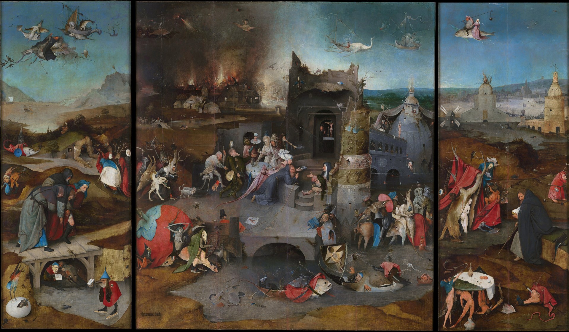 SLIDE 5 - Artists imagine the Temptation of St. Anthony