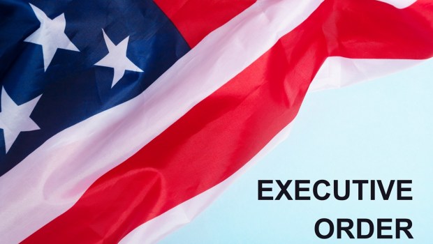 American flag, executive orders
