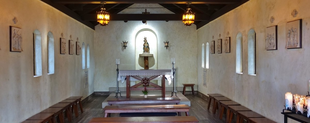 Inside shrine of Our Lady of La Leche
