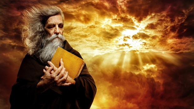 Old man desert bible monk
