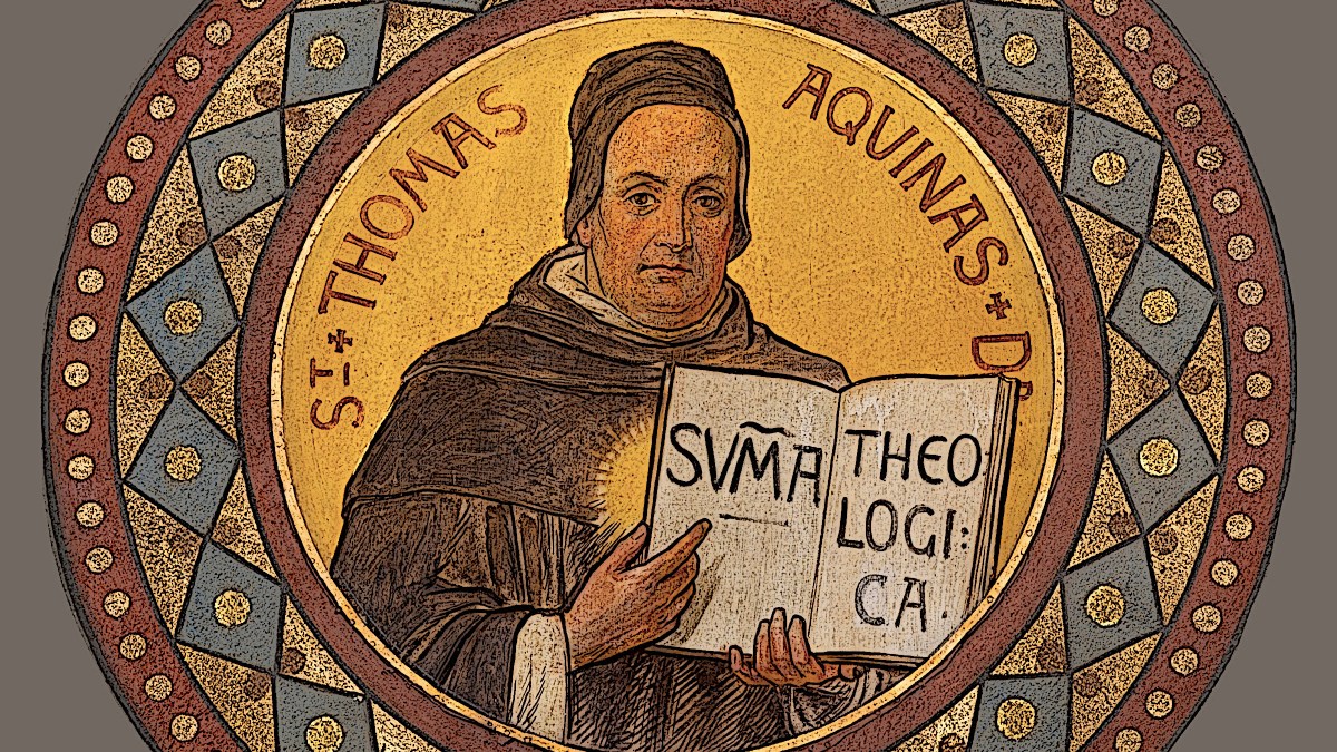 ST THOMAS ACQUINAS IN CIRCLE SUMMA