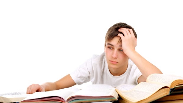 boy homework