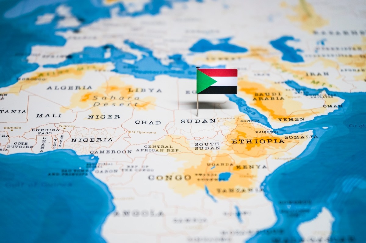 Sudan map africa