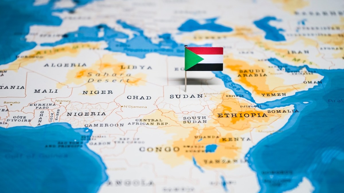 Sudan map africa