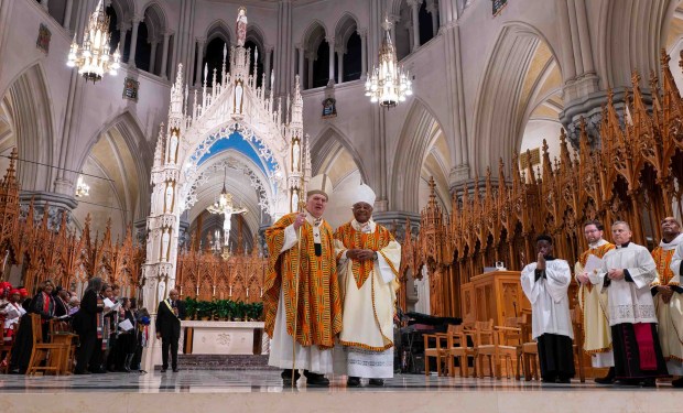 Cardinal Joseph W. Tobin and Cardinal Wilton D. Gregory