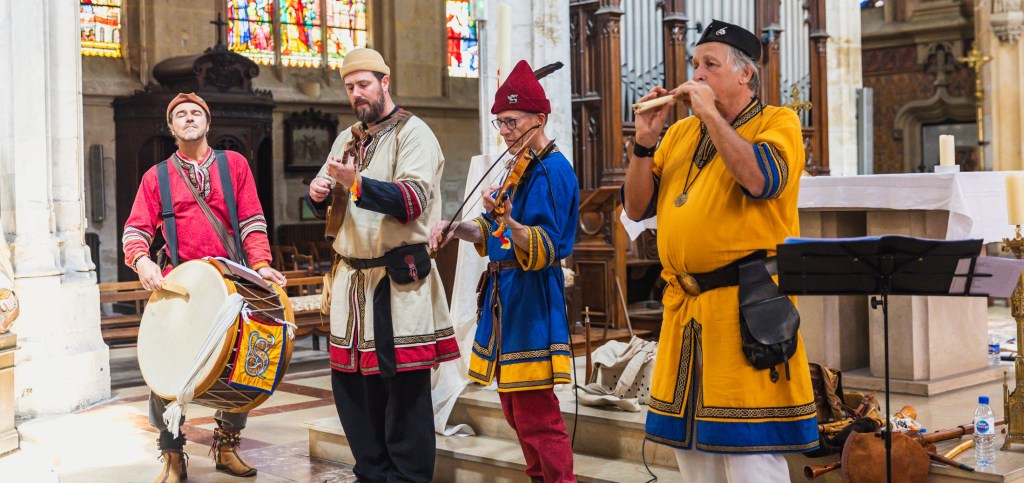 A May festival in Rouen, France celebrates St. Joan of Arc