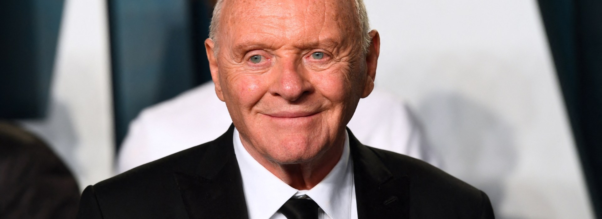 British actor Anthony Hopkins attends the 2022 Vanity Fair Oscar Party following the 94th Oscars at the The Wallis Annenberg Center for the Performing Arts in Beverly Hills, California on March 27, 2022.