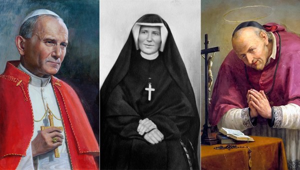 The-portrait-of-pope-St.-John-Paul-Shutterstock-St.-Faustina-Kowalska-Sant-Alfonso-Maria-de-Liguori