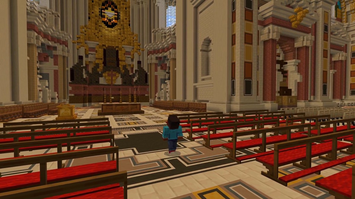 Peter is Here: AI for Cultural Heritage Minecraft - Microsoft’s Minecraft Education in collaboration with St. Peter’s Basilica