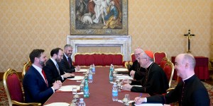 US vice president meets with Pope&#8217;s secretary of state