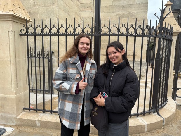 Marianne and Ilona students