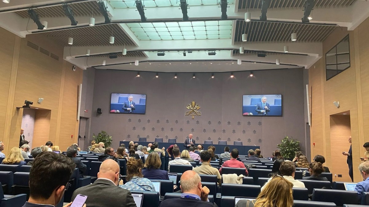 Photo of a press conference