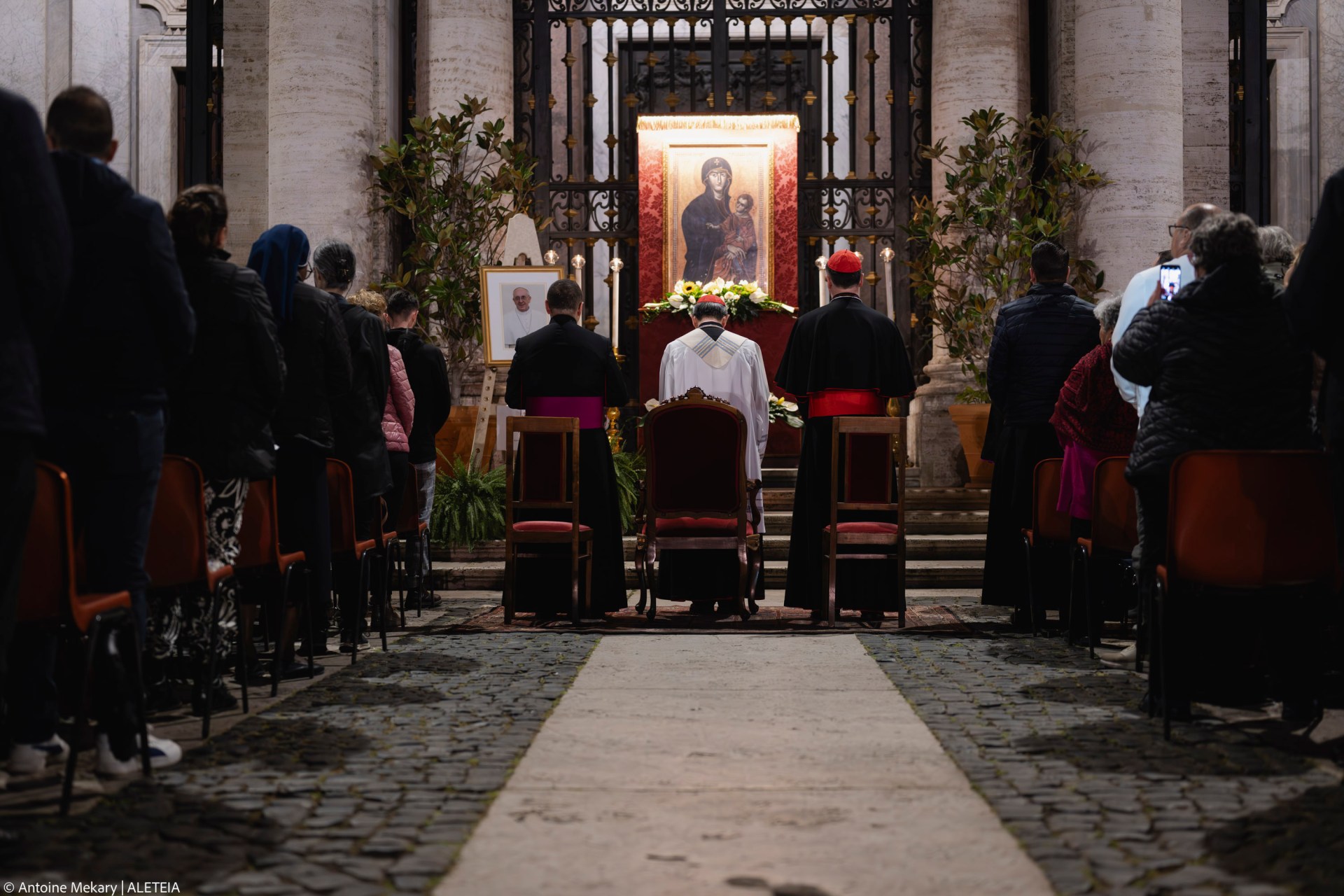 POPE FRANCIS ROSARY PRAYER SANTA MARIA MAGGIORE