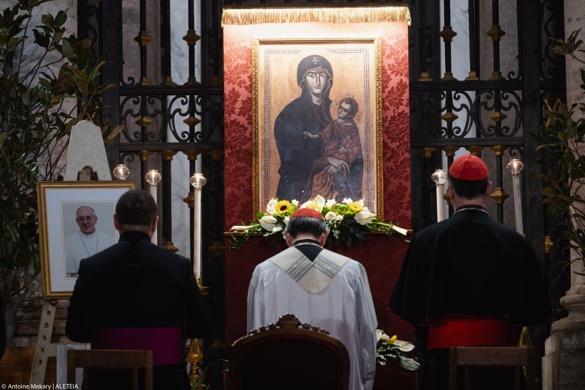 POPE FRANCIS ROSARY PRAYER SANTA MARIA MAGGIORE