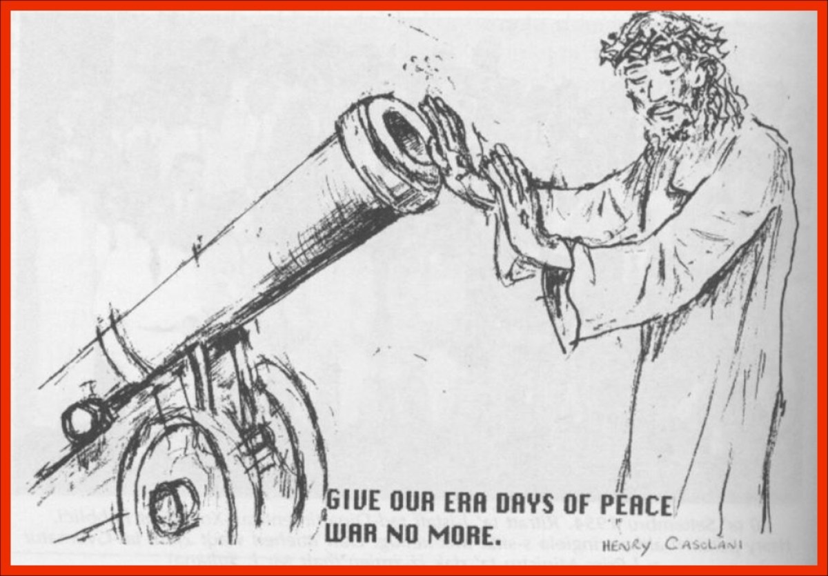 Henry Casolani peace sketch