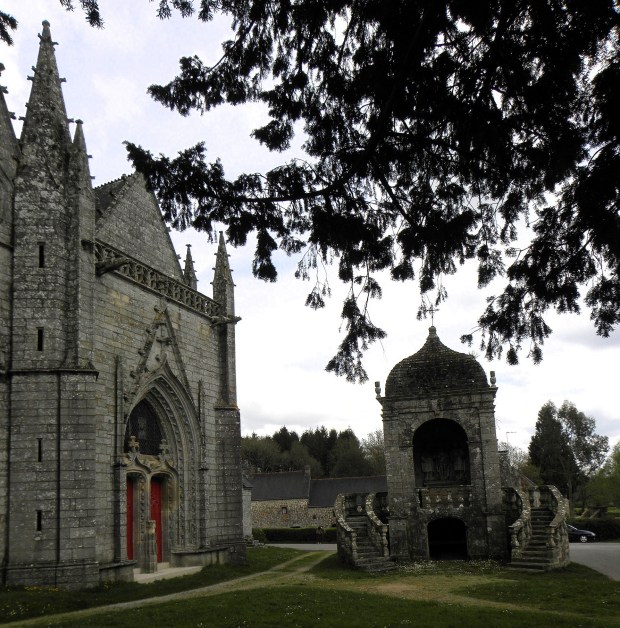 Guern (Morbihan) église Notre-Dame de Quelven.