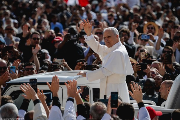 Holy Mass for the Beginning of the Pontificate of Pope Leo XIV, in St Peter's square in The Vatican on May 18, 2025