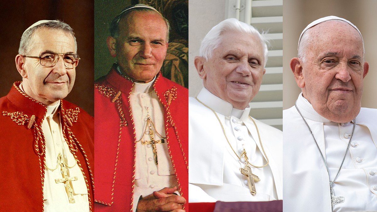 Pope-John-Paul-I-John-Paul-II-Benedict-XVI-Francis