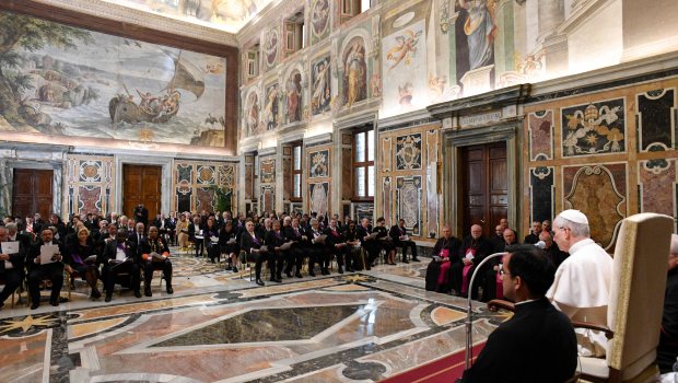Pope-Leo-XIV-during-an-audience-with-the-Diplomatic-Corps-in-The-Vatican