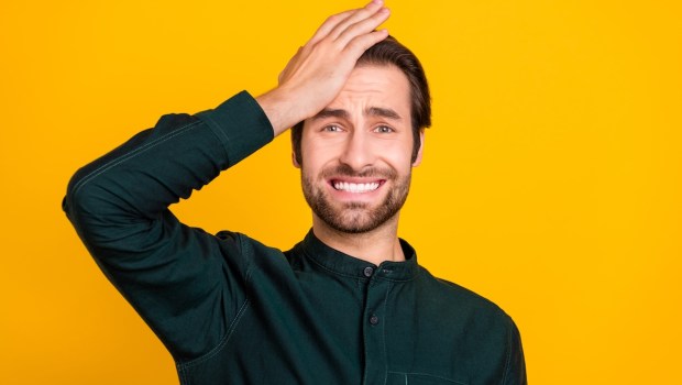 wrong frustrated man yellow