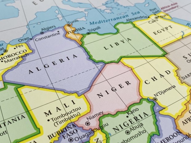 Northern Africa map