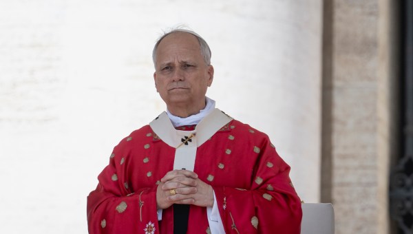 Pope Leo XIV during Holy Mass celebrated for the Jubilee of New Religious Associations on Pentecost Sunday in St. Peter's Square at the Vatican, June 8, 2025.