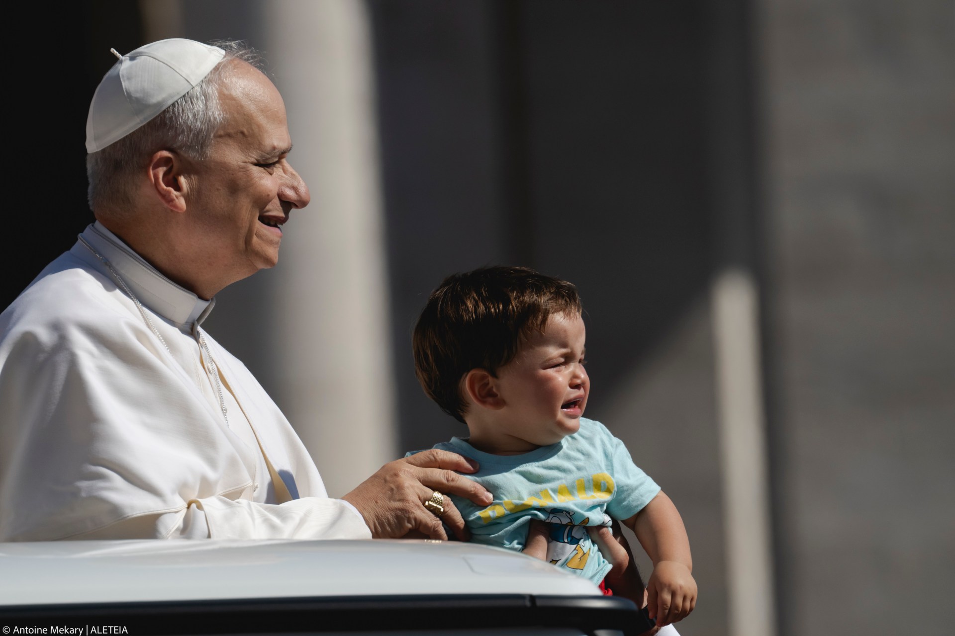 Pope Leo XIV celebrates the mass for the Jubilee of families, children, grandparents and the elderly, at St. Peter's square in the Vatican on June 1, 2025