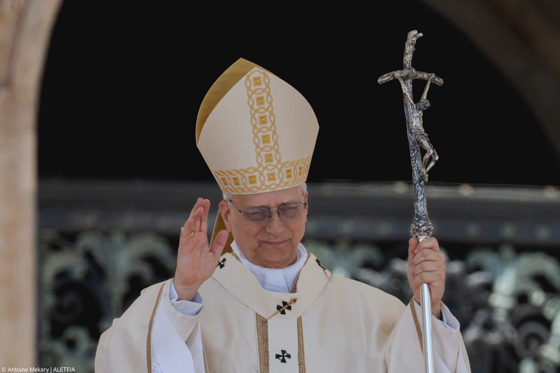 Pope Leo XIV celebrates the mass for the Jubilee of families, children, grandparents and the elderly, at St. Peter's square in the Vatican on June 1, 2025.