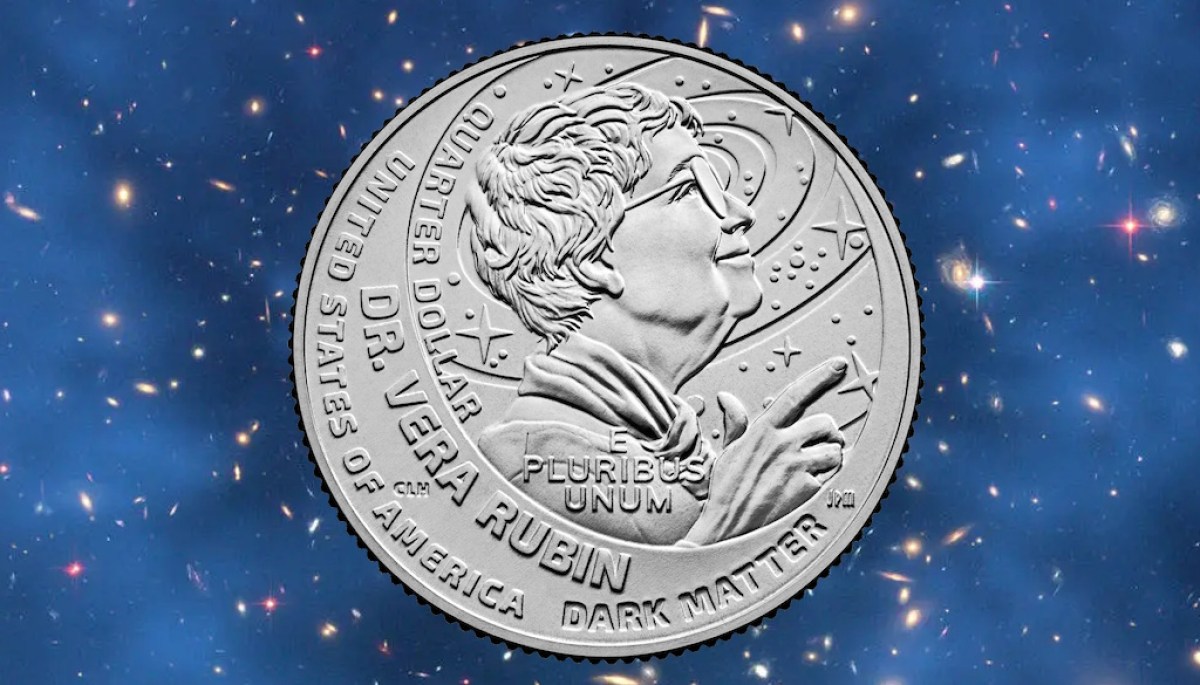 Quarter with design
