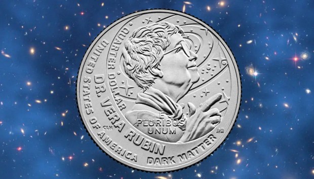 Quarter with design