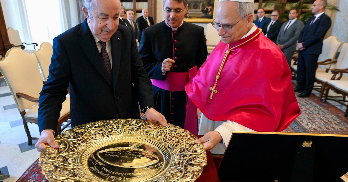 From St. Augustine’s homeland, president visits Pope