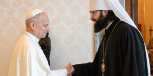 Pope Leo meets with a representative of Russian Orthodox