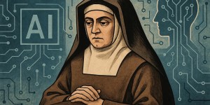 The saint who holds the key to our AI response