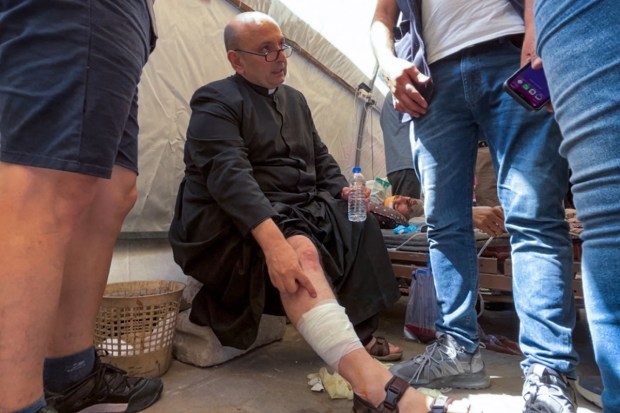 Gaza-parish-attack-priest