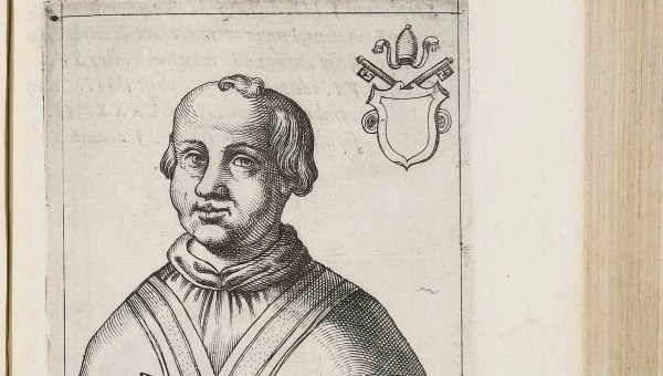 Leo VI, engraving in “Giovanni Battista Cavalieri Pontificum Romanorum effigies,” Domenico Basa, Francesco Zanetti. 1580 - Credits: Library of the Commune of Trent / Wikicommons