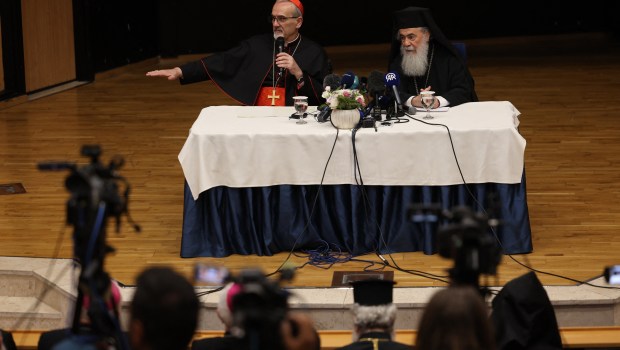 Pizzaballa and Theophilos III