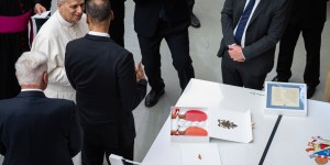 From Chicago to the Vatican, a white ping-pong table for Leo XIV